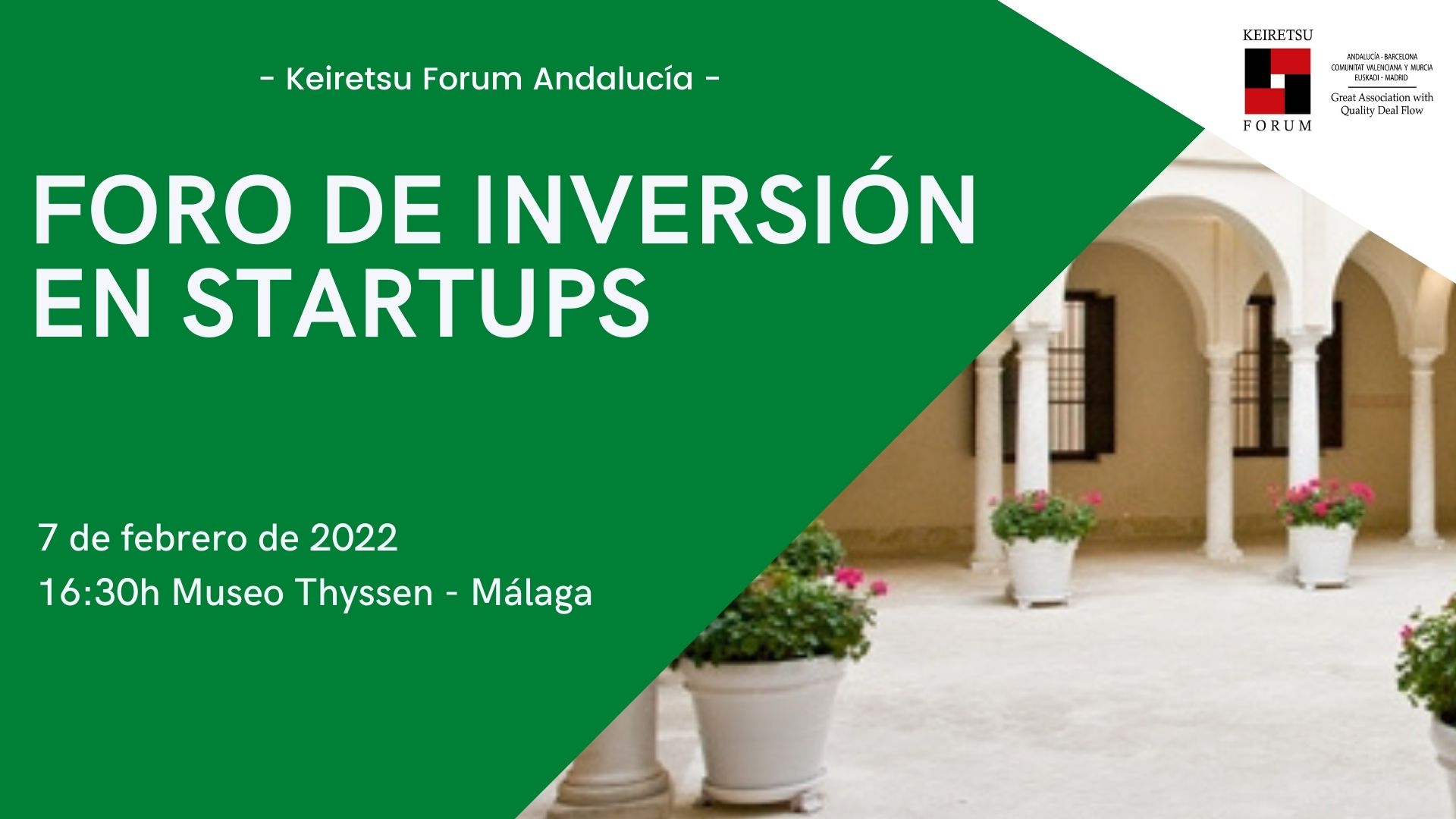Foro de inversión startups Andalucía
