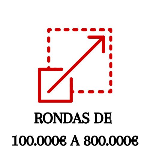INVERTIR EN STARUPS, RONDAS DE ENTRE 100000€ Y 800000€