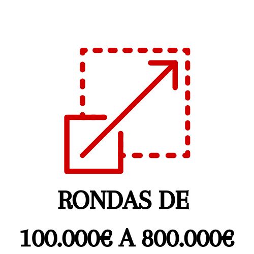 Rondas de 100k a 800k€ Rondas de 100k a 800k€